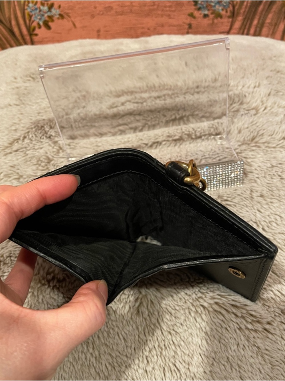 Gucci GG Marmont Card Holder Black Calfskin - Picture 6 of 7